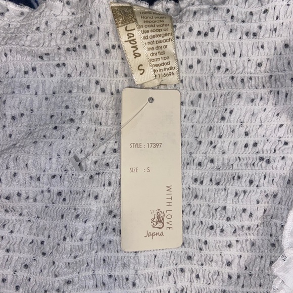 Japna White Polka Dot Shirt - Picture 2 of 2